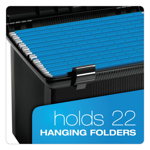 ESSELTE Portafile File Storage Box, Letter, Plastic, 11 X 14 X 111/8